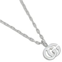 Collar Gucci Mujer Running G in Oro blanco YBB48163800200U - YBB48163800200U